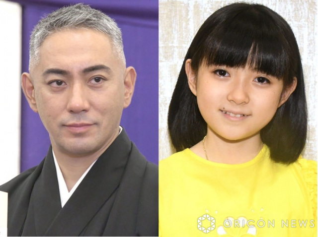 (左から)市川團十郎白猿、堀越麗禾(C)ORICON NewS inc.