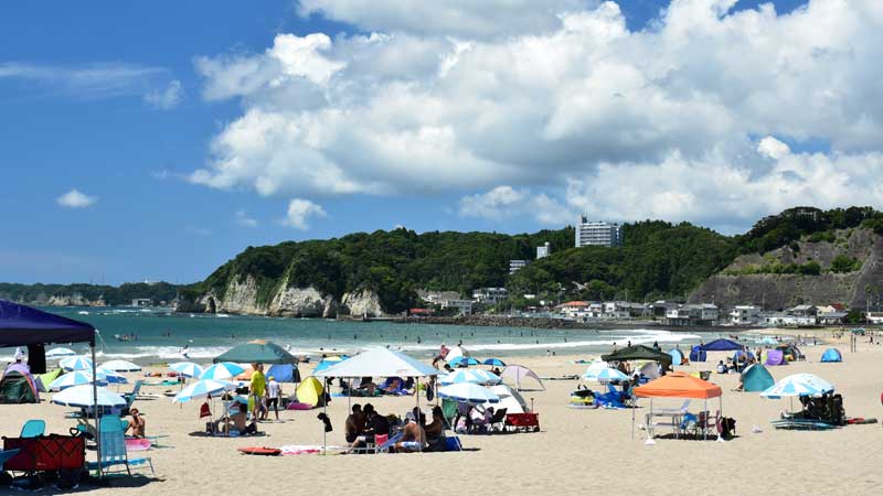 御宿町中央海水浴場(記事と直接関係ありません)