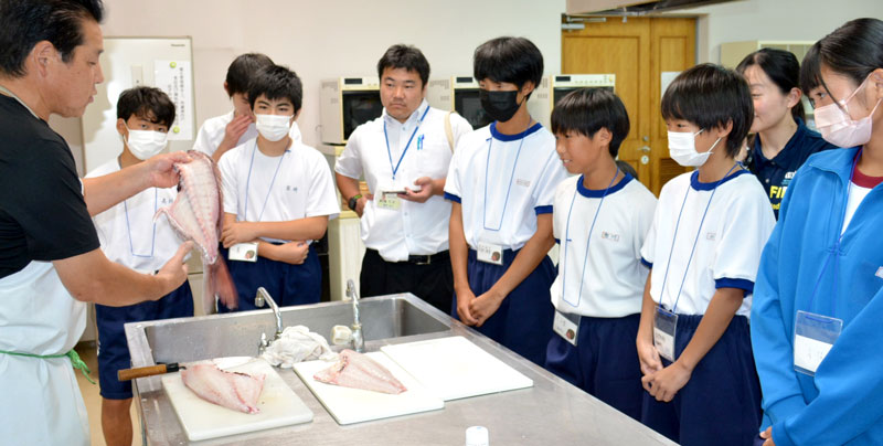 手本を示した志村さん