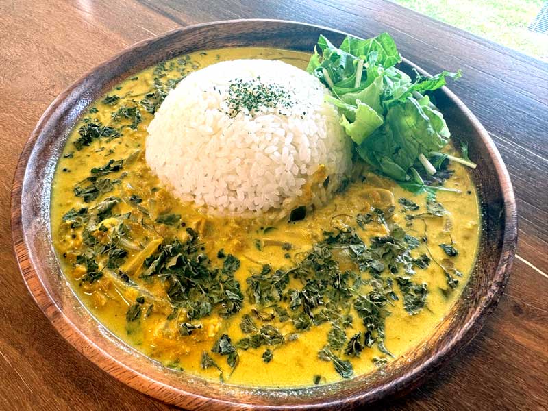 1月にビュッフェで提供するキョン肉とレンズ豆のカレー(同工房提供)
